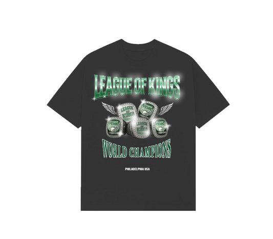 League of Kings World Champions T Shirt Black