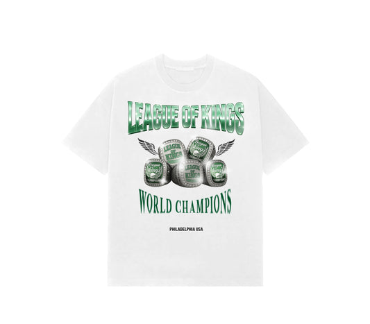 League of Kings World Champions T Shirt White